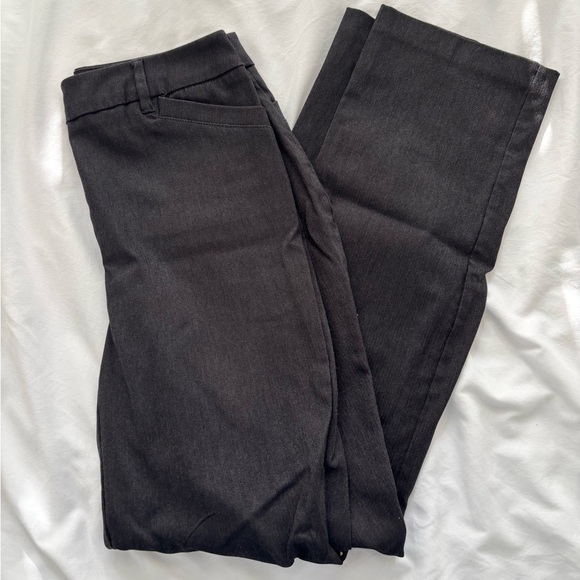 Reitmans Denim - Reitmans Petite Charcoal Straight Leg Pants